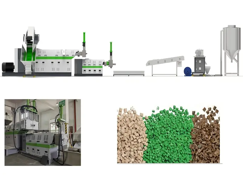 Африканське замовлення на машину для гранулювання пластику