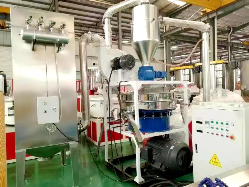 Машина для дроблення та подрібнення ПВХ